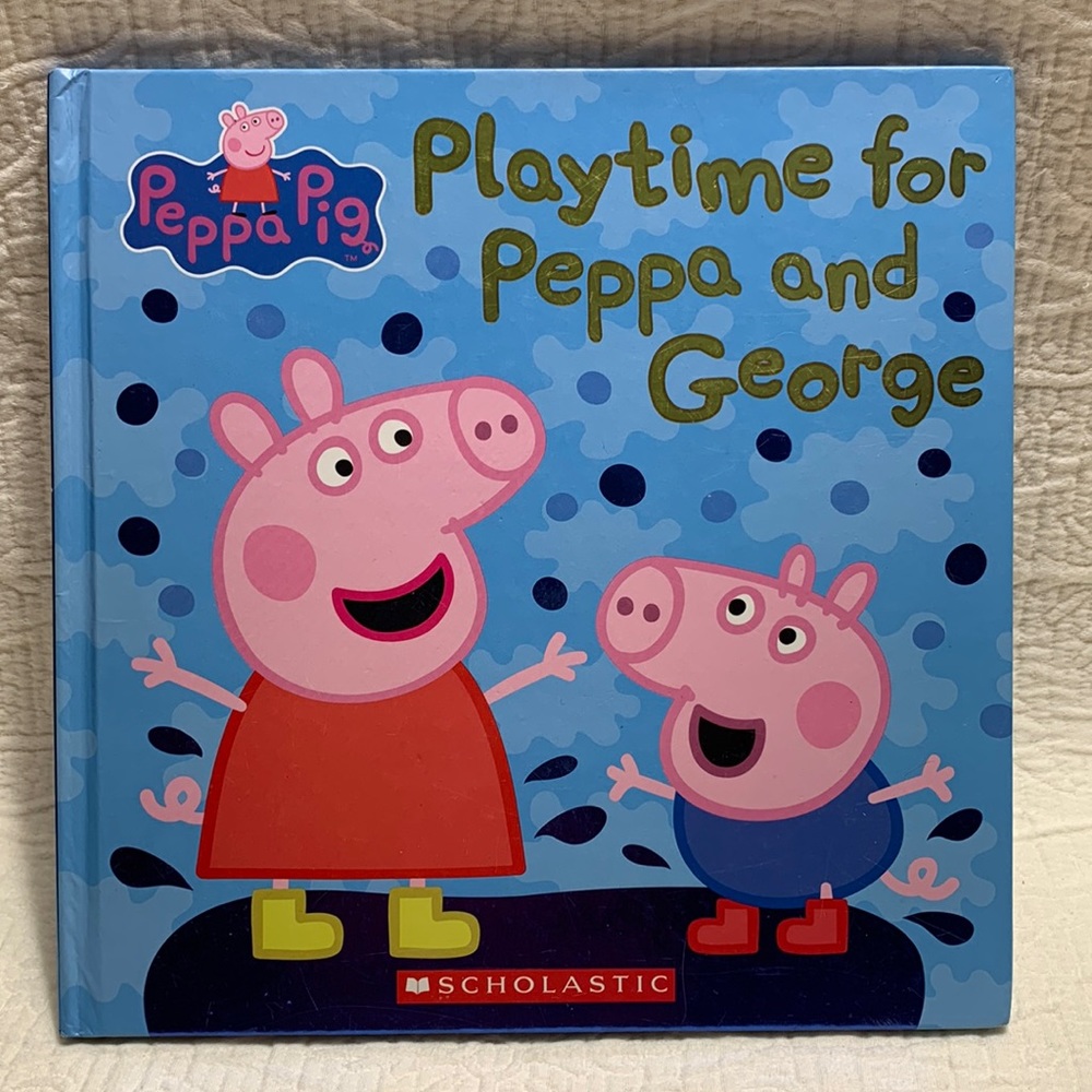 Playtime for Peppa and George - Hardcover Book by Scholastic